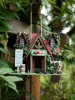 Rustic Cottage Winery Birdhouse for Garden Decor and Birdwatching