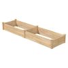 2 ft x 8 ft Cedar Wood Raised Garden Bed - Made in USA