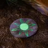 Sun Glowing Stepping Stone - Outdoor Garden Decor with Solar Powered LED Lights