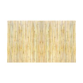 Natural Rolled Bamboo Fence, Eco-Friendly Bamboo Privacy Fence 4 ft H x 8 ft L x 0.75 in D. , Decorative Bamboo Privacy Screen for Garden, Backya