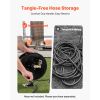 Pressure Washer Hose Reel, 50 ft x 3/8 inch Heavy-Duty Steel Bracket-Mounted Pressure Hose Reel, Wall/Floor/Truck Mount, 4000PSI Max