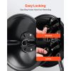 Pressure Washer Hose Reel, 50 ft x 3/8 inch Heavy-Duty Steel Bracket-Mounted Pressure Hose Reel, Wall/Floor/Truck Mount, 4000PSI Max